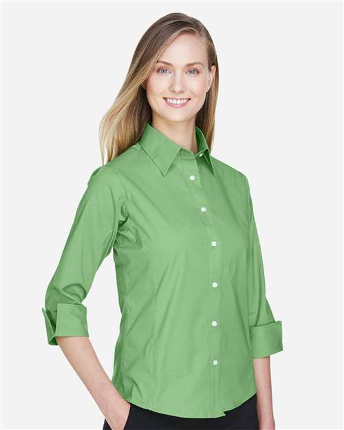 Devon & Jones DP625W Lime — on model side
