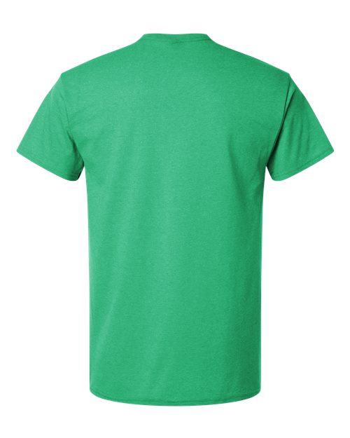 Gildan 3000 Heather Irish Green — back