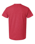 Gildan 3000 Heather Red — back