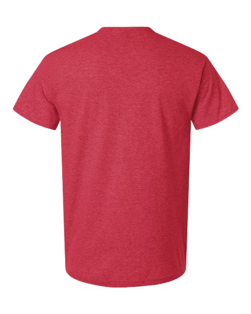 Gildan 3000 Heather Red — back