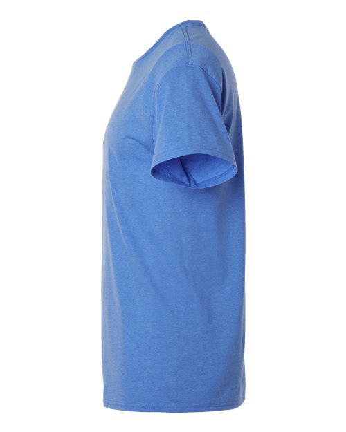 Gildan 3000 Heather Royal — direct side
