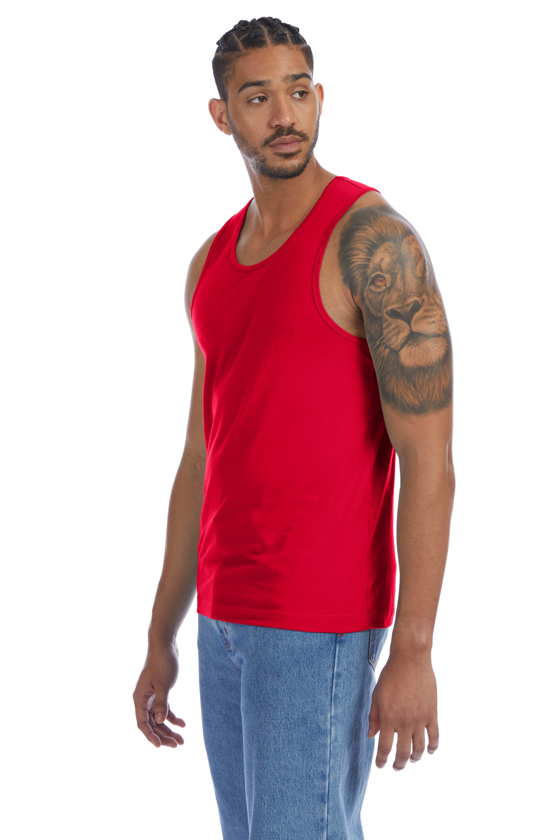 Men's Go-To Tank - Apple Red