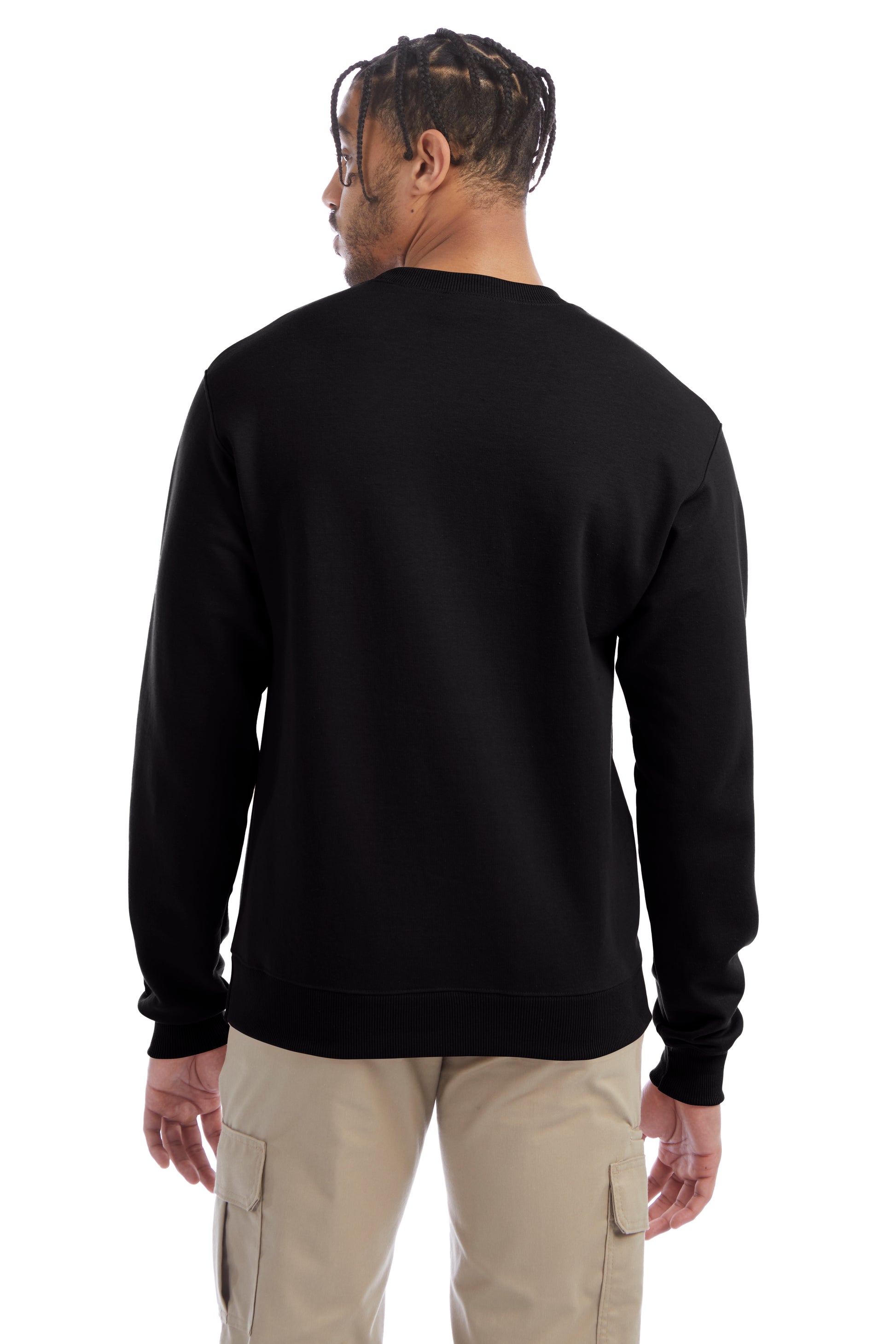 Unisex Double Dry Eco® Crew - Black