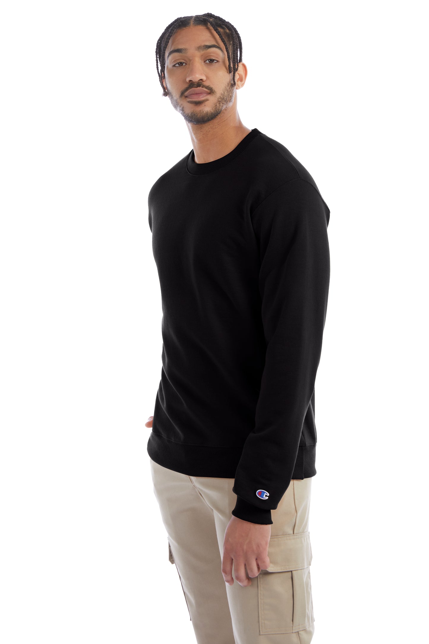 Unisex Double Dry Eco® Crew - Black