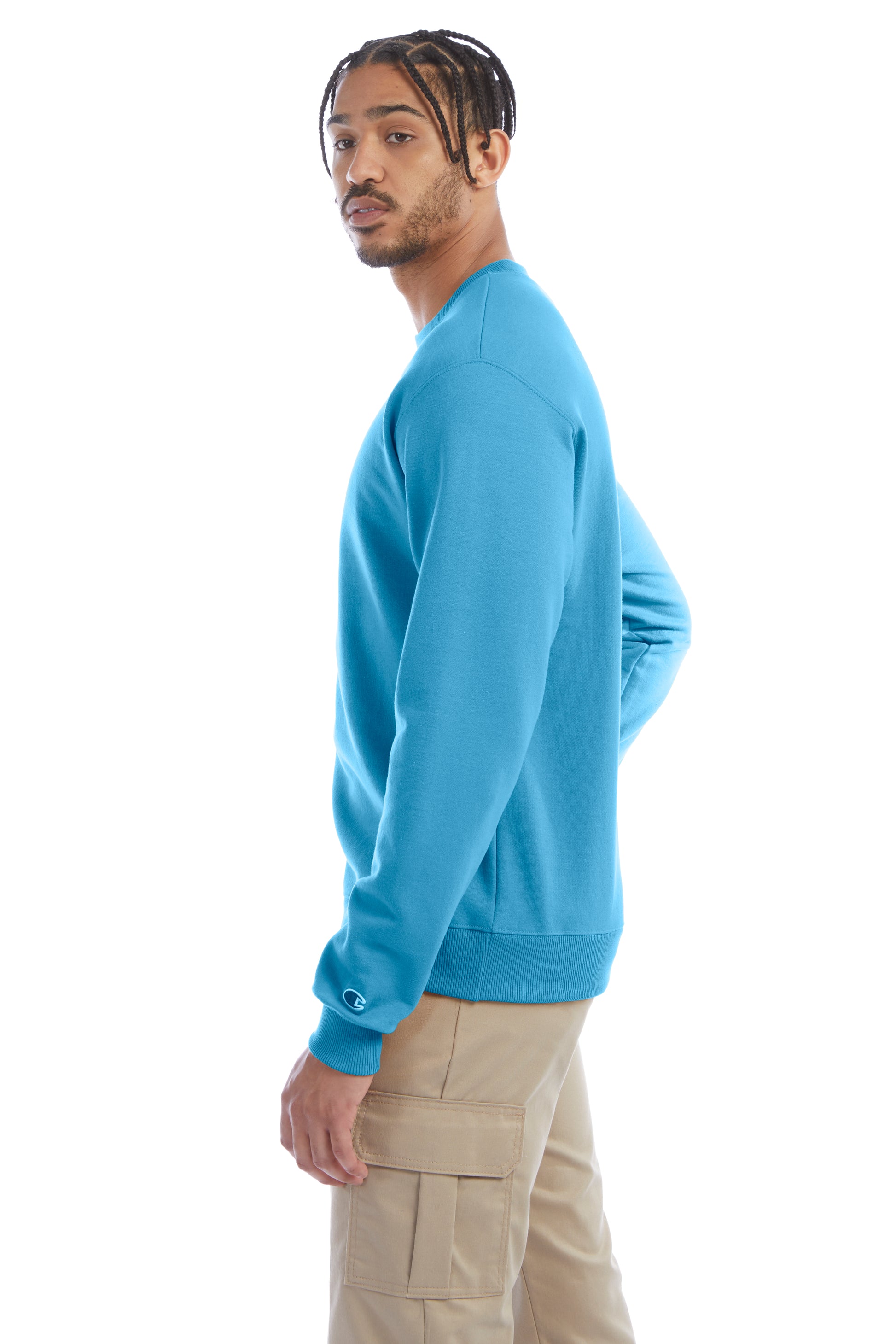 Unisex Double Dry Eco® Crew - Blue Lagoon