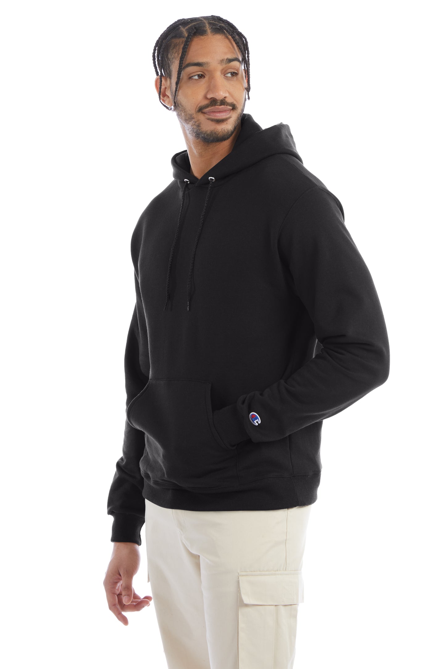 Unisex Double Dry Eco® Pullover Hoodie - Black