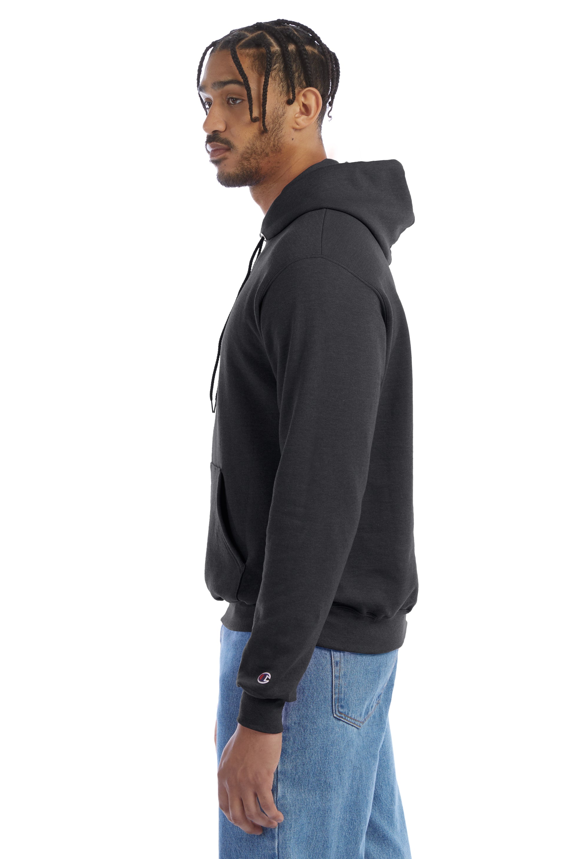 Unisex Double Dry Eco® Pullover Hoodie - Charcoal Heather