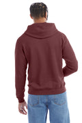 Unisex Double Dry Eco® Pullover Hoodie - Maroon Heather