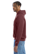 Unisex Double Dry Eco® Pullover Hoodie - Maroon Heather