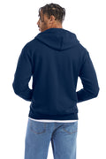 Unisex Double Dry Eco® Full-Zip Hoodie - Late Night Blue