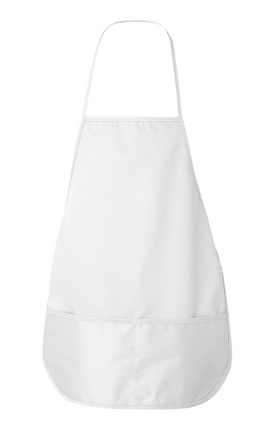 Poly/Cotton Twill Apron - White