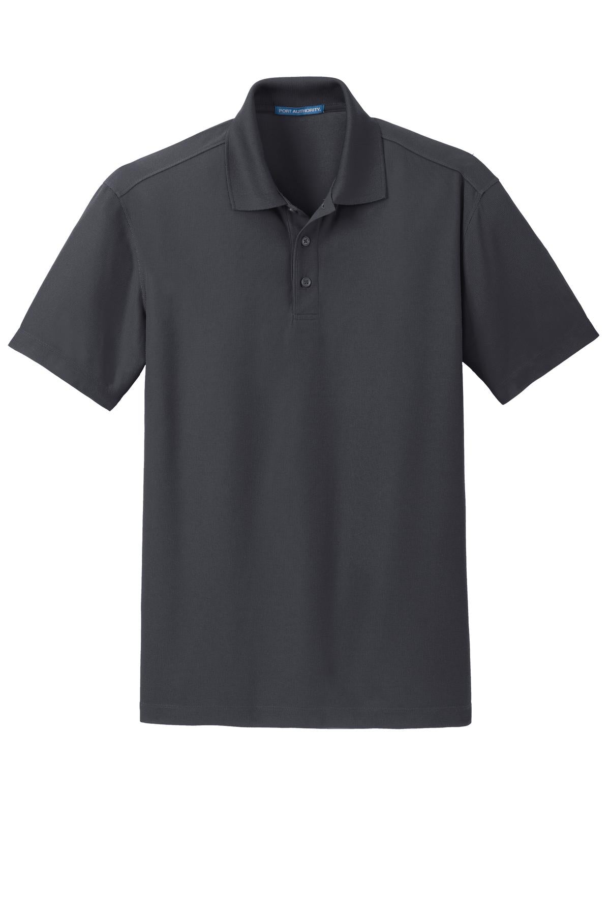 Unisex Dry Zone Grid Polo - Battleship Gray