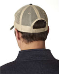 Adams Headwear OL102 Jungle Camo/ Tan — on model back