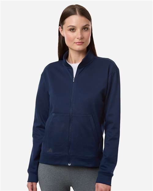 Adidas A1011 Collegiate Navy — on model front