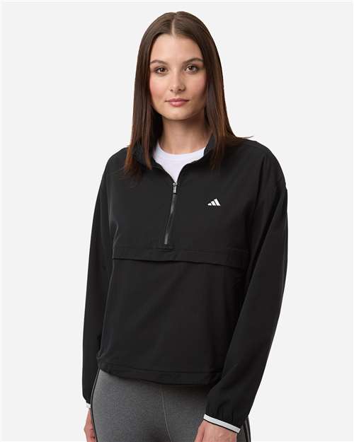 Adidas A1012 Black — on model front