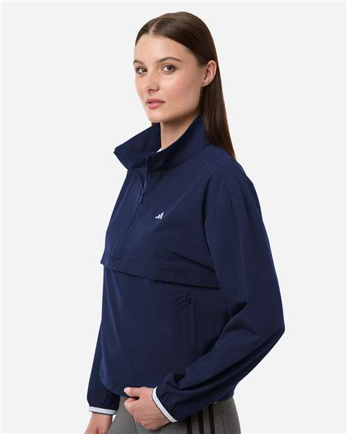 Adidas A1012 Collegiate Navy — on model side