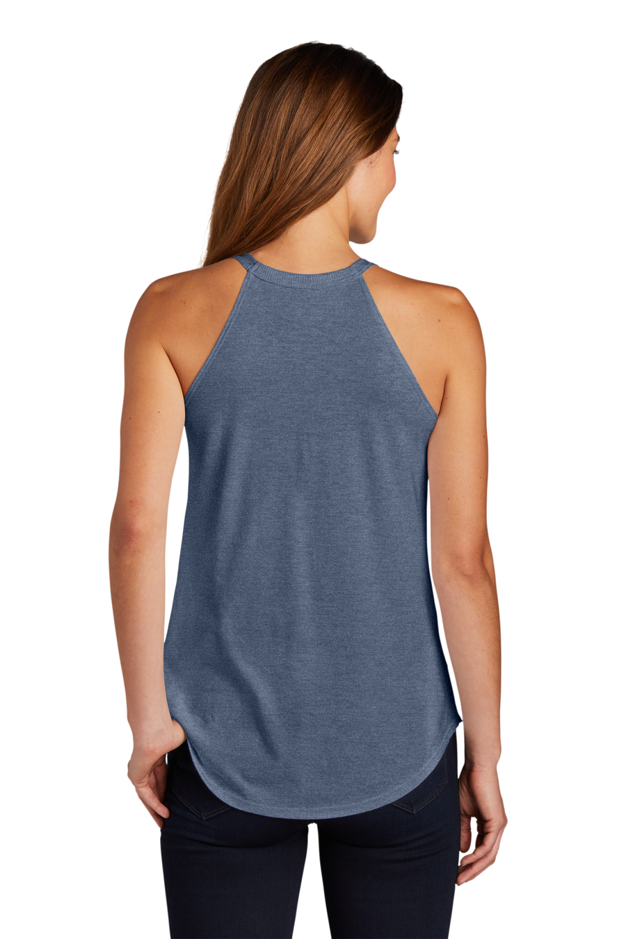 Women's Perfect Tri Rocker Tank - Navy Frost