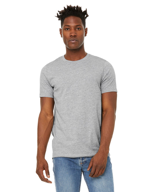 Unisex Sueded T-Shirt - Heather Athletic