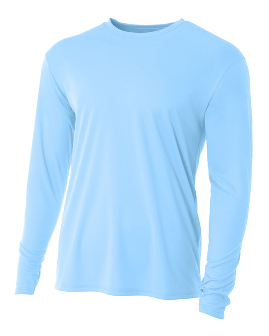 Men's Cooling Performance Long Sleeve T-Shirt - SKY BLUE
