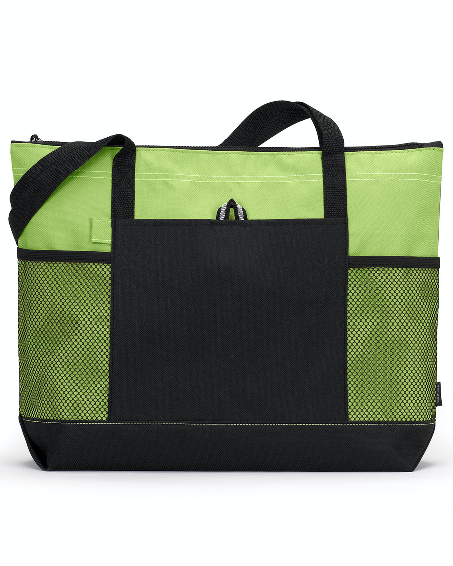 Select Zippered Tote - Apple Green