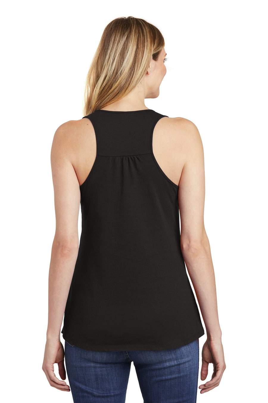 Women's V.I.T. Gathered Back Tank - Black