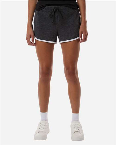 Boxercraft BW6402 Charcoal Heather/ White — on model front