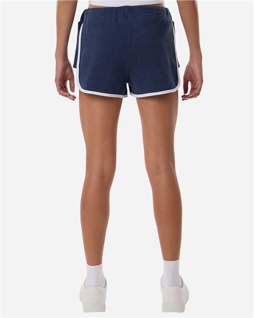 Boxercraft BW6402 Navy Heather/ White — on model back