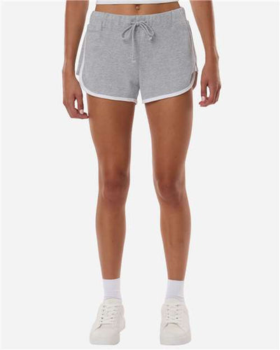 Boxercraft BW6402 Oxford Heather/ White — on model front
