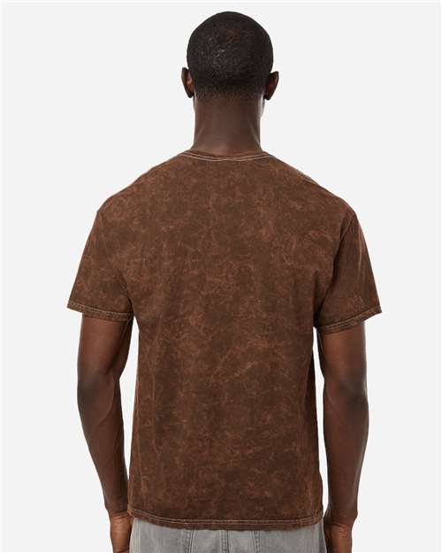 Colortone 1300 Mineral Brown — on model back
