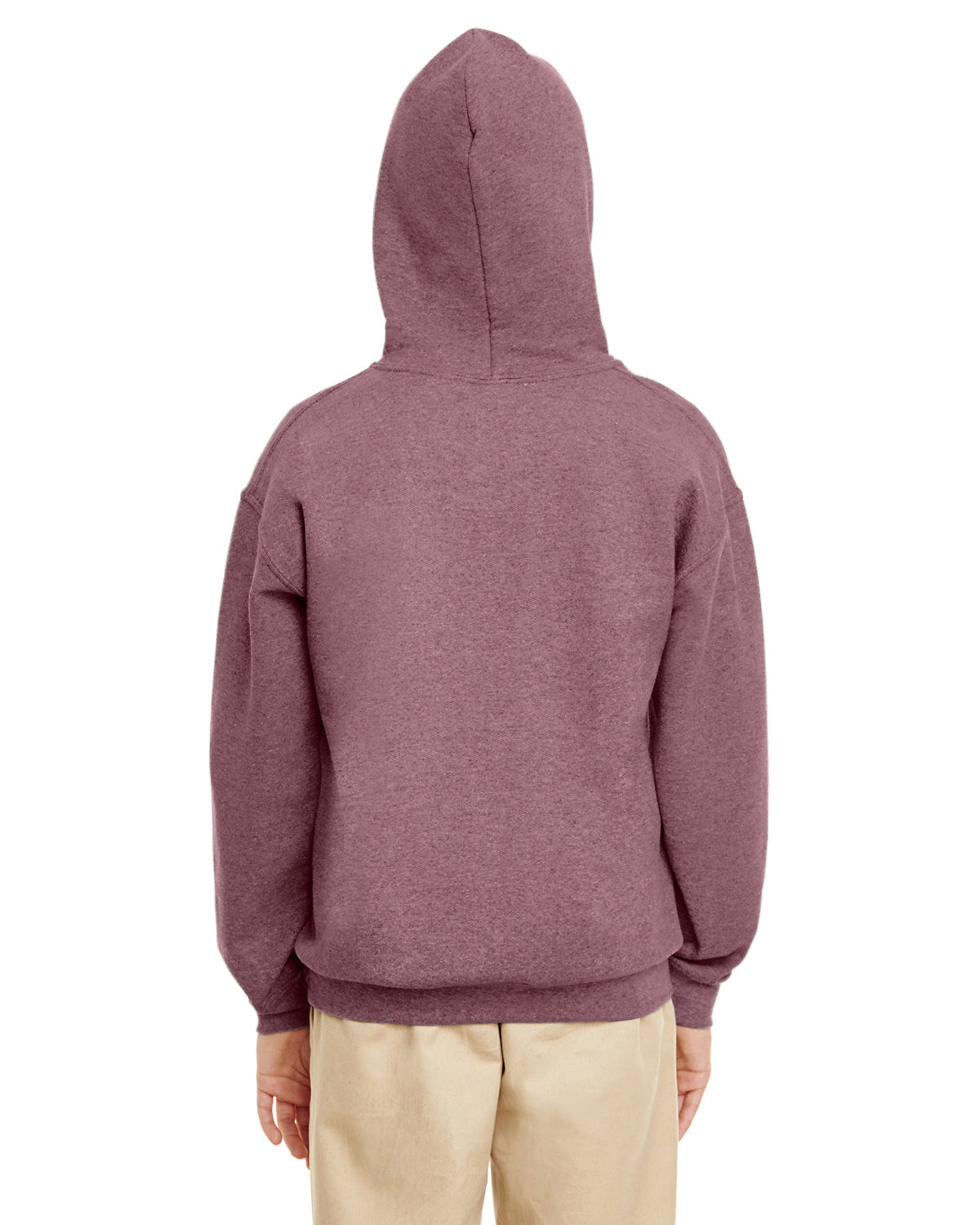 Youth Heavy Blend™ 50/50 Hoodie - Heather Sport Dark Maroon