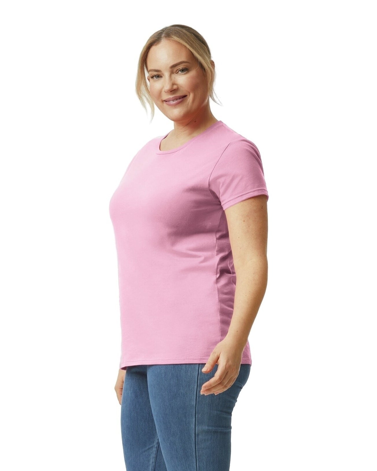 Women's Lightweight T-Shirt - Charity Pink