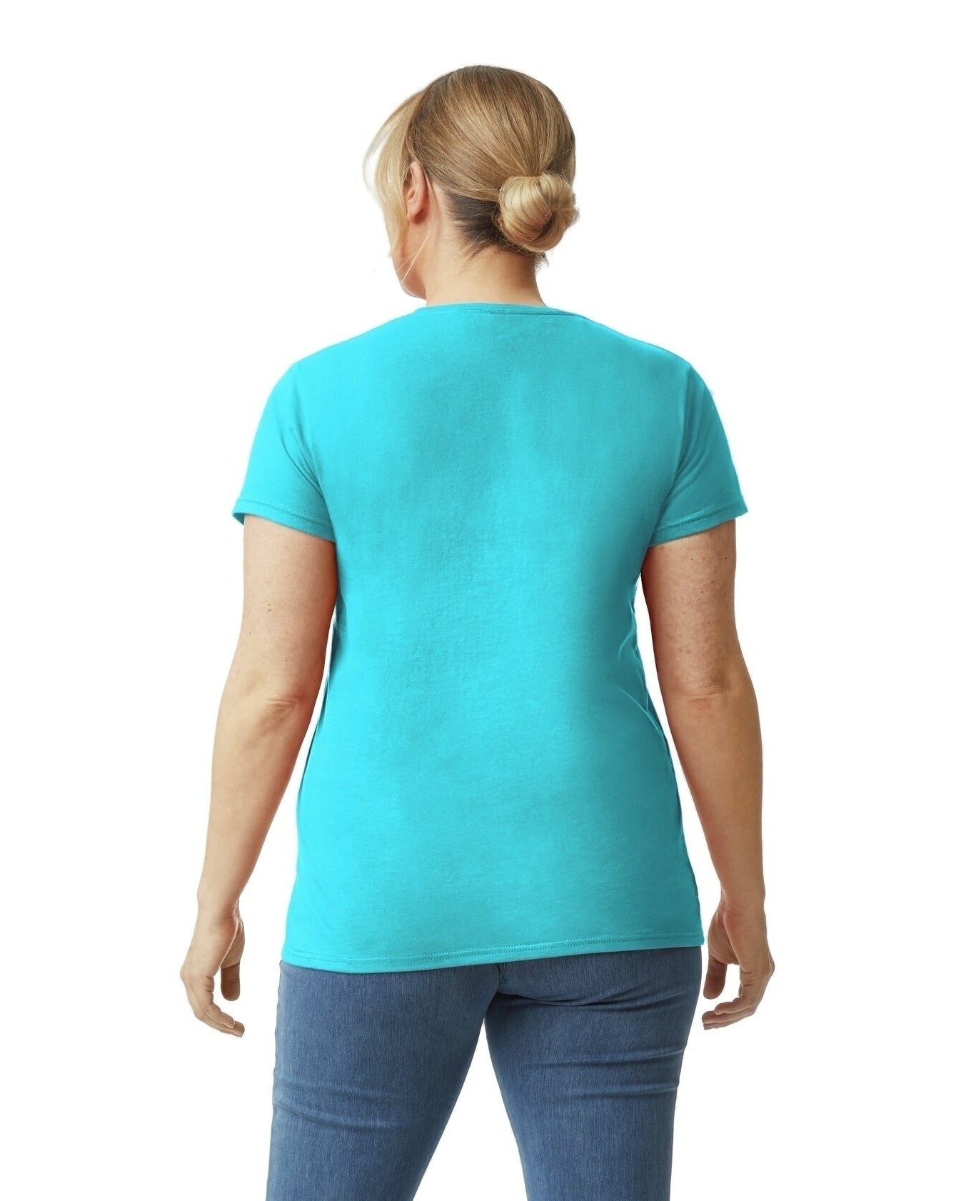Women's Lightweight T-Shirt - Caribbean Blue