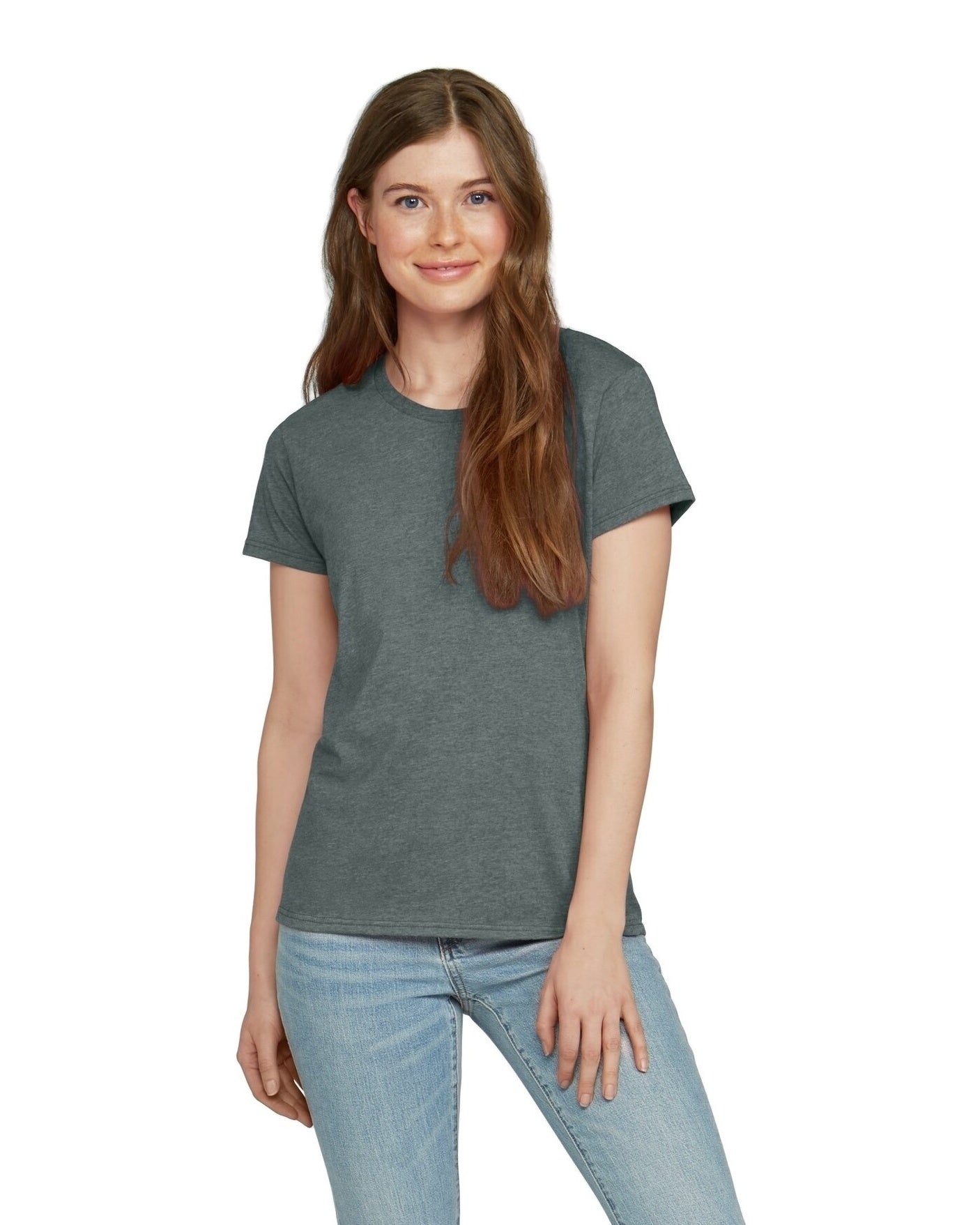 Women's Lightweight T-Shirt - Heather Dark Gray