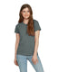 Gildan 880 - Women's Lightweight T-Shirt - Heather Dark Gray