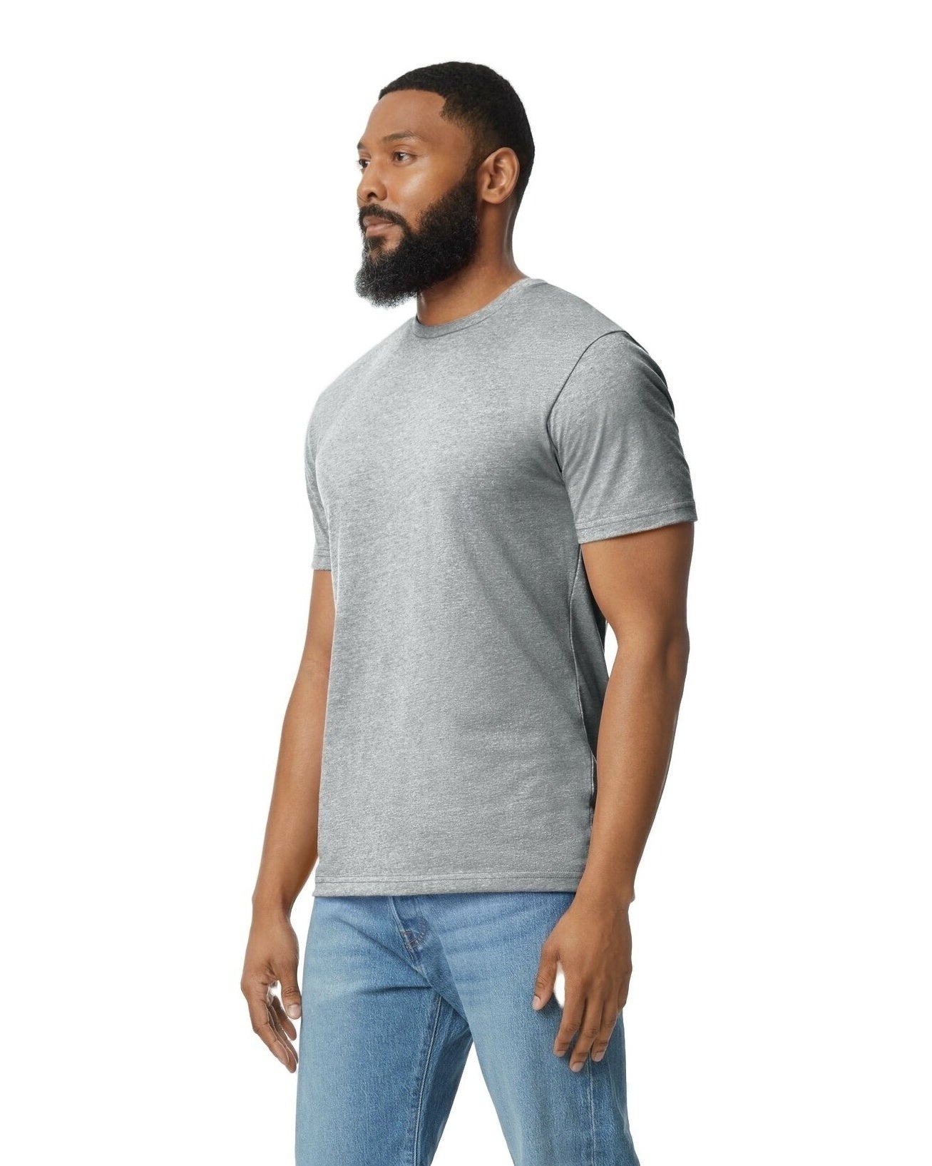 Lightweight Softstyle T-Shirt - Heather Gray
