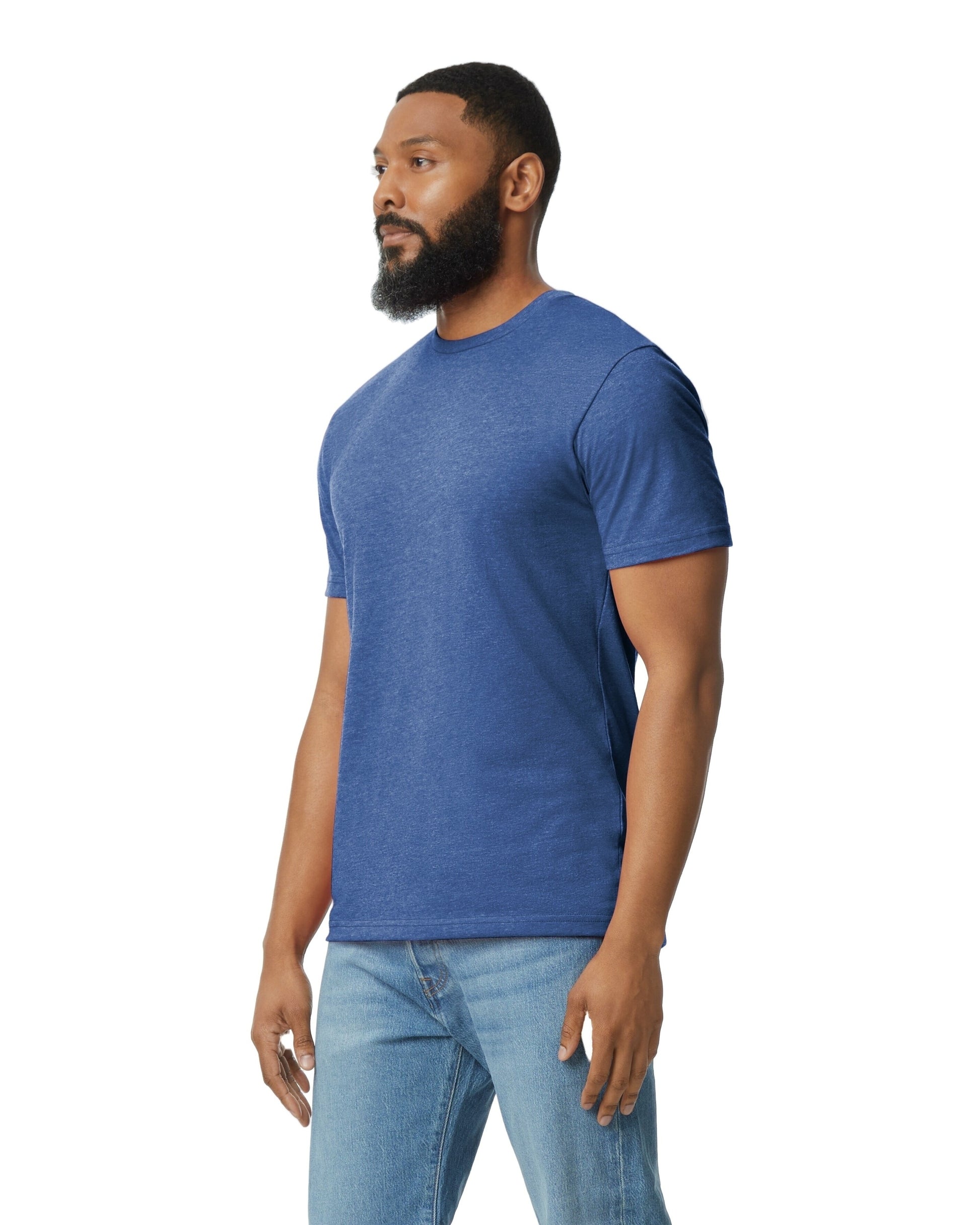Lightweight Softstyle T-Shirt - Heather Blue
