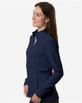 Adidas A1015 Collegiate Navy — on model side