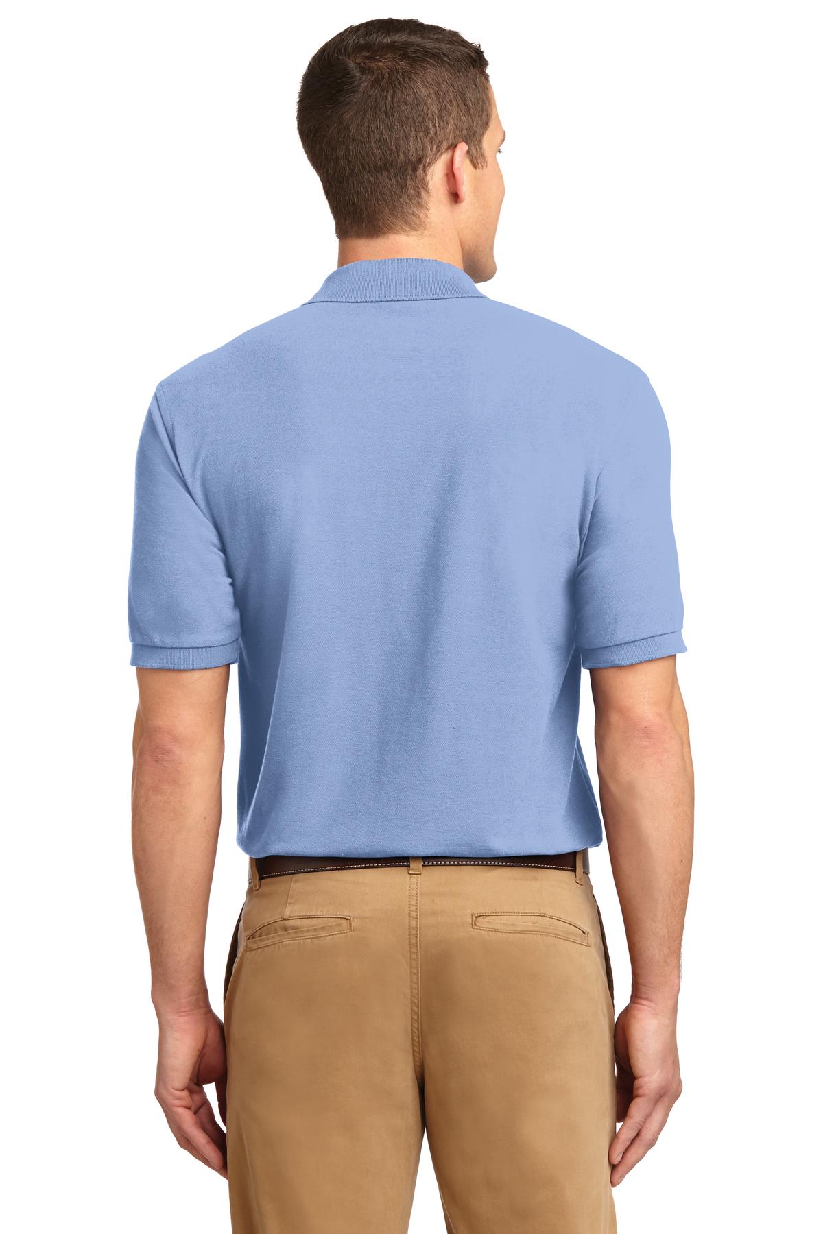 Unisex Silk Touch Polo - Light Blue