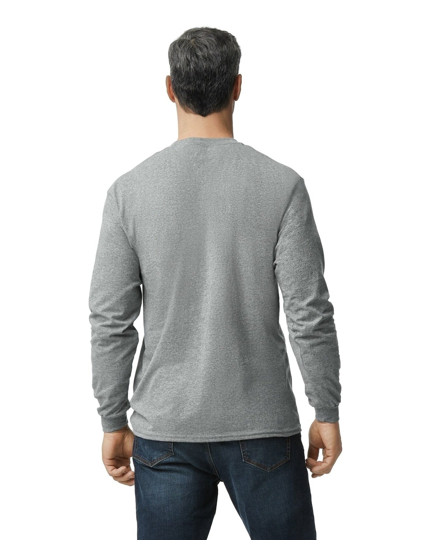 Unisex 50/50 Long-Sleeve T-Shirt - Sports Gray