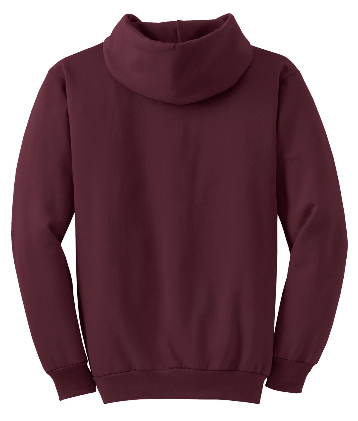Unisex Core Fleece Pullover Hoodie - Maroon