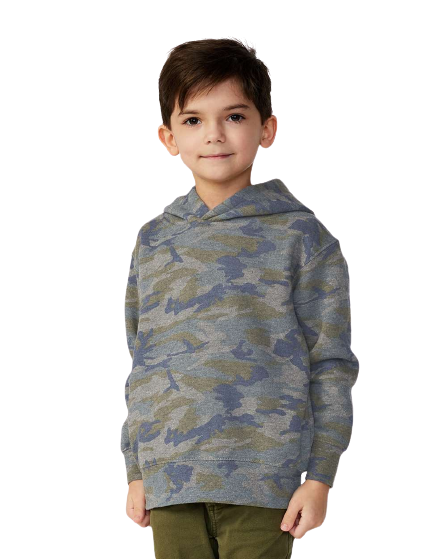 Toddler Pullover Fleece Hoodie - Vintage Camo