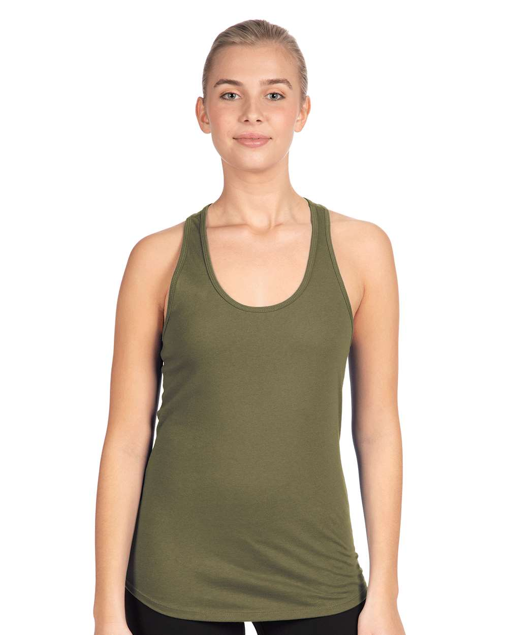 Women's Ideal Racerback Tank - Military Green
