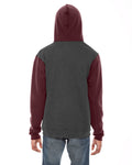 Unisex Flex Fleece Zip Hoodie - Dark Heather Gray / Trff