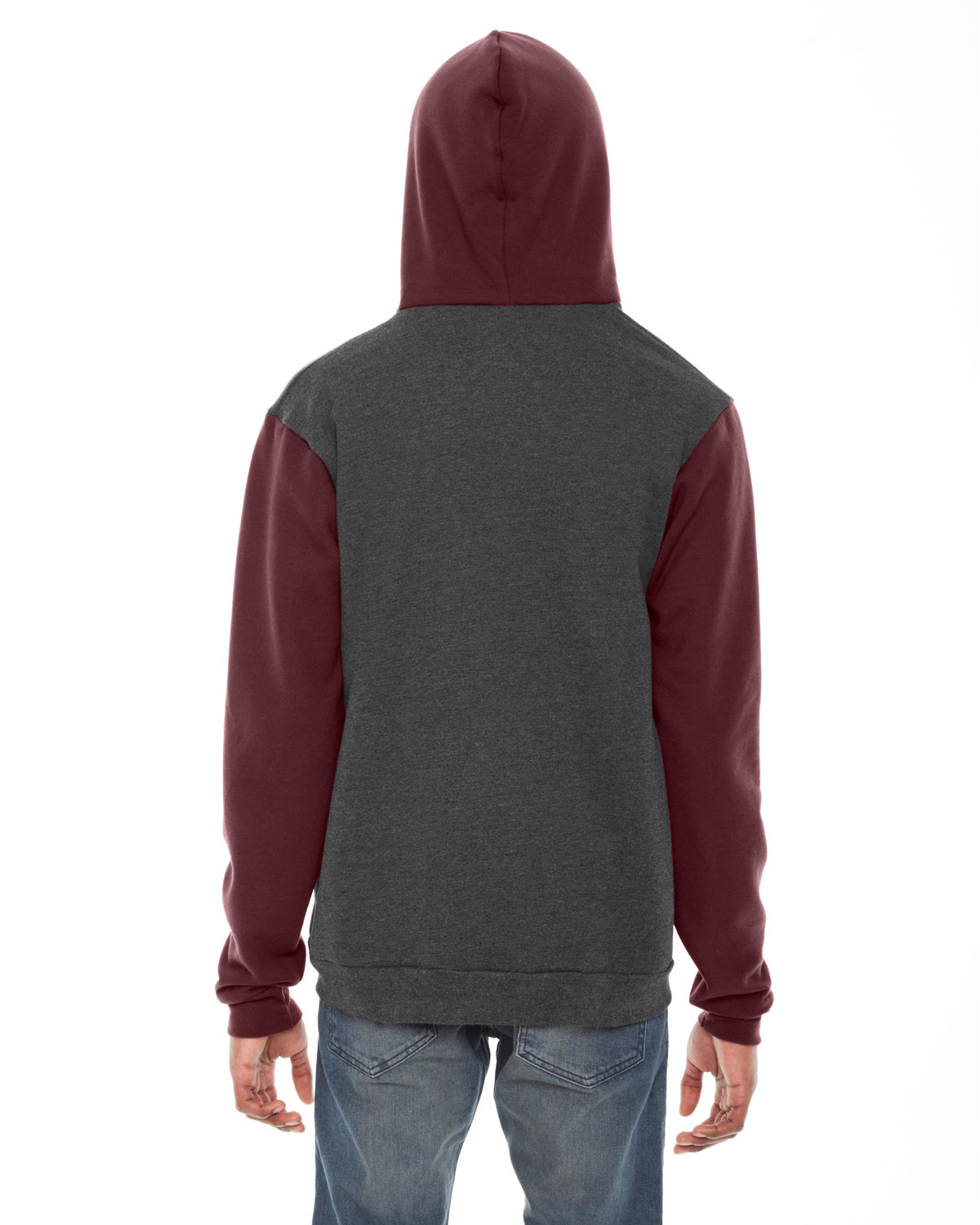 Unisex Flex Fleece Zip Hoodie - Dark Heather Gray / Trff
