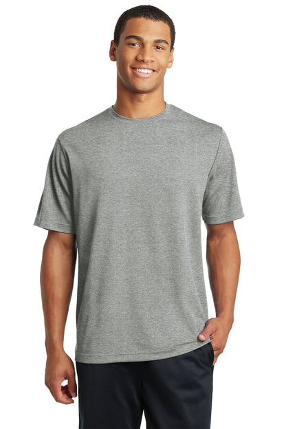 Unisex PosiCharge RacerMesh Tee - Gray Heather