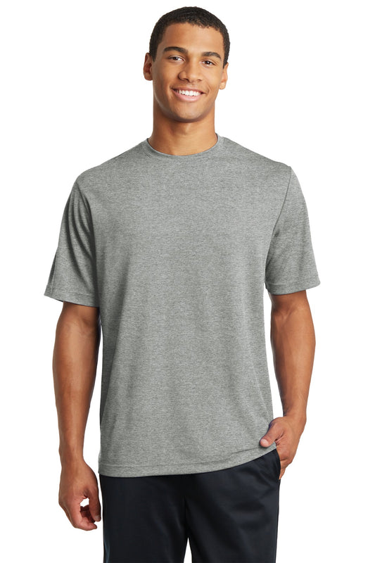 Unisex PosiCharge RacerMesh Tee - Gray Heather