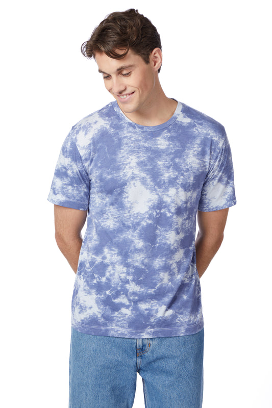 Unisex Go-To T-Shirt - Blue Tie Dye