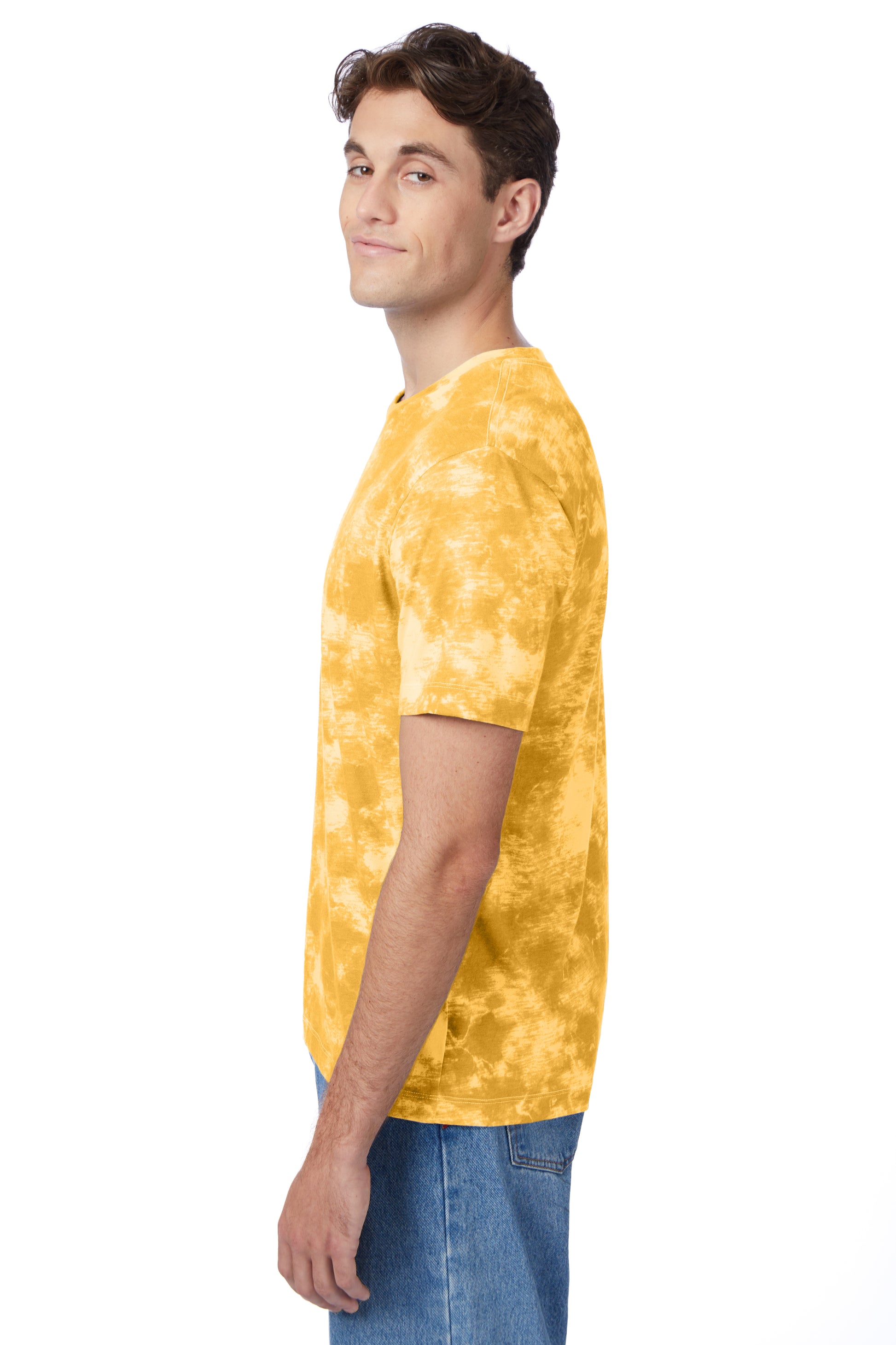 Unisex Go-To T-Shirt - Gold Tie Dye
