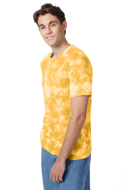 Unisex Go-To T-Shirt - Gold Tie Dye