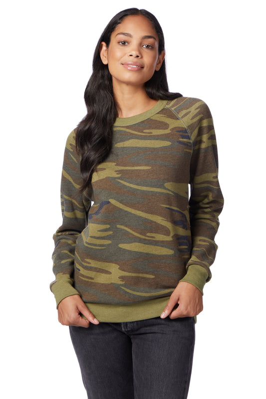 Unisex Champ Eco-Fleece Solid Sweatshirt - Camo